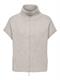 JDYLEA S/L HN 2WAY ZIP VEST KNT NOOS natural melange