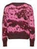JDYLESLIE L/S O-NECK JACQ. PULLOVER KNT decadent chocolate