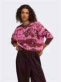 JDYLESLIE L/S O-NECK JACQ. PULLOVER KNT decadent chocolate