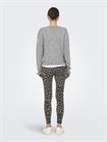 JDYLETTY L/S ON FRILL CARDIGAN KNT NOOS light grey melange
