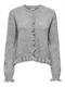 JDYLETTY L/S ON FRILL CARDIGAN KNT NOOS light grey melange