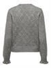 JDYLETTY L/S V-NECK STRUC CARDI KNT NOOS light grey melange