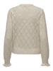 JDYLETTY L/S V-NECK STRUC CARDI KNT NOOS whitecap gray