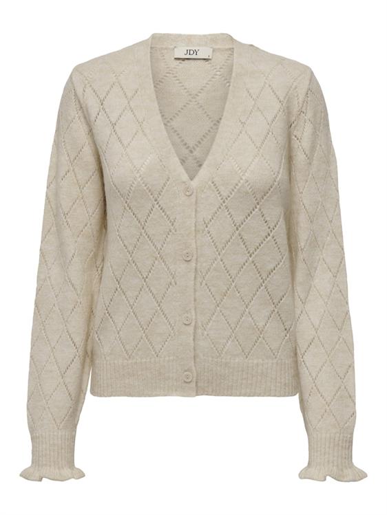 JdY Damen Cardigan Mit Rüschen - Elegante Strickjacke Für Herbst