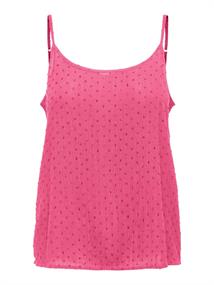 JDYLIMA LIFE SINGLET WVN DIA hot pink