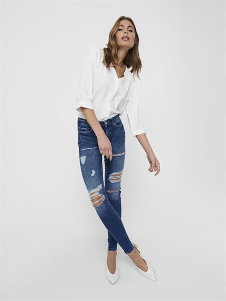 JDYLION LIFE CAPOTE 3/4 SHIRT WVN NOOS cloud dancer