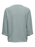 JDYLION LIFE CAPOTE 3/4 SHIRT WVN NOOS silver blue