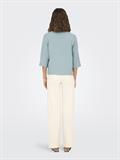 JDYLION LIFE CAPOTE 3/4 SHIRT WVN NOOS silver blue