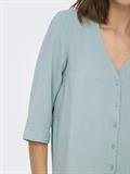 JDYLION LIFE CAPOTE 3/4 SHIRT WVN NOOS silver blue