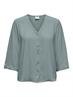 JDYLION LIFE CAPOTE 3/4 SHIRT WVN NOOS silver blue