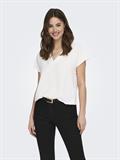 JDYLION S/S TOP WVN NOOS cloud dancer