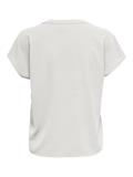 JDYLION S/S TOP WVN NOOS cloud dancer