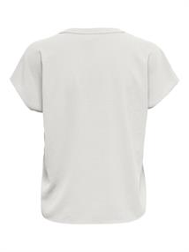 JDYLION S/S TOP WVN NOOS cloud dancer