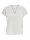 JDYLION S/S TOP WVN NOOS cloud dancer