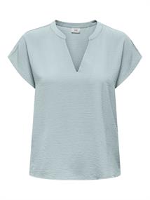 JDYLION S/S TOP WVN NOOS silver blue