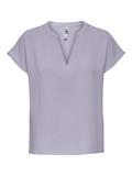 JDYLION S/S TOP WVN NOOS thistle