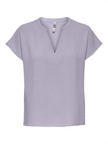 JDYLION S/S TOP WVN NOOS thistle
