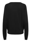 JDYLIV LIFE L/S ON RAGLAN PULLOVER KNT black