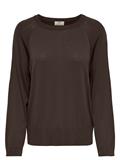 JDYLIV LIFE L/S ON RAGLAN PULLOVER KNT coffee bean