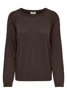 JDYLIV LIFE L/S ON RAGLAN PULLOVER KNT coffee bean