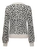 JDYLORRAINE ANIMAL L/S PULLOVER KNT NOOS cement1