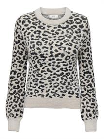 JDYLORRAINE ANIMAL L/S PULLOVER KNT NOOS cement1