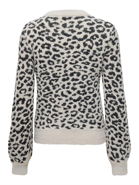 JDYLORRAINE ANIMAL L/S PULLOVER KNT NOOS cement1
