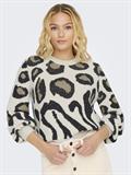 JDYLORRAINE ANIMAL L/S PULLOVER KNT NOOS cement2