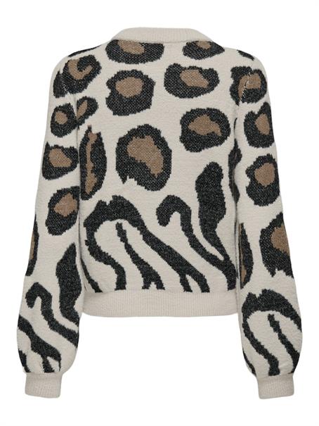 JDYLORRAINE ANIMAL L/S PULLOVER KNT NOOS cement2