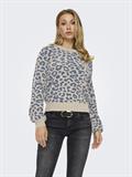 JDYLORRAINE ANIMAL L/S PULLOVER KNT NOOS cement