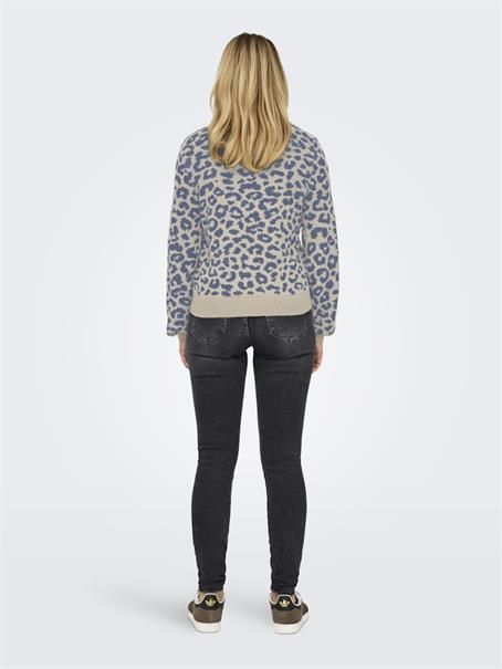JDYLORRAINE ANIMAL L/S PULLOVER KNT NOOS cement
