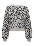 JDYLORRAINE ANIMAL SHORT CARDIGAN KNT cement