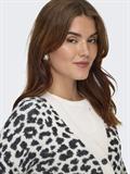 JDYLORRAINE ANIMAL SHORT CARDIGAN KNT cement