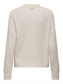 JDYLOVELLA L/S HEART PULLOVER KNT cloud dancer