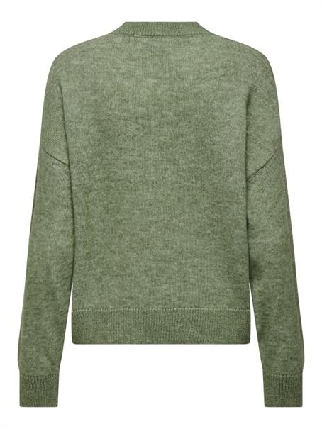 JDYLOVELLA L/S HEART PULLOVER KNT sea spray
