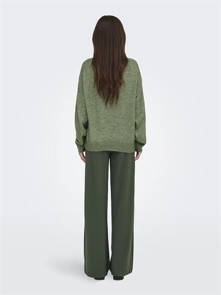 JDYLOVELLA L/S HEART PULLOVER KNT sea spray