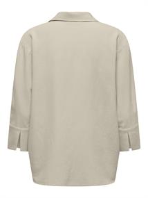 JDYLUCIA 3/4 LINEN SHIRT WVN EXP oatmeal