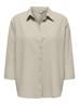 JDYLUCIA 3/4 LINEN SHIRT WVN EXP oatmeal