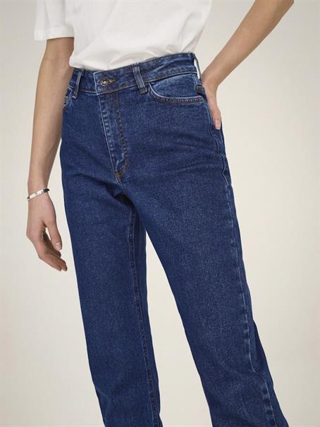 JDYLULLU HWSTRAIGHT ANK JEANS DB NOOS dark blue denim