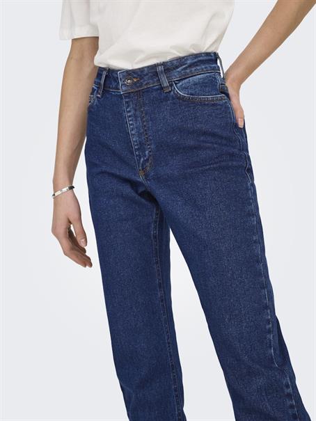 JDYLULLU HWSTRAIGHT ANK JEANS DB NOOS dark blue denim