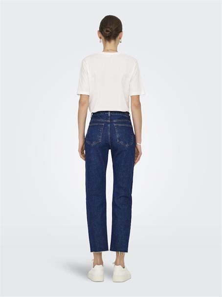 JDYLULLU HWSTRAIGHT ANK JEANS DB NOOS dark blue denim