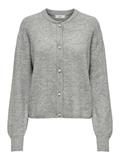 JDYLUMI L/S BUTTON CARDIGA KNT NOOS medium grey melange