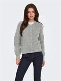 JDYLUMI L/S BUTTON CARDIGA KNT NOOS medium grey melange