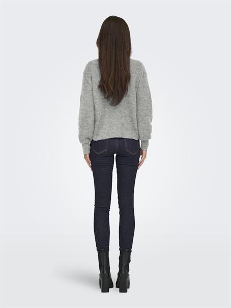 JDYLUMI LIFE L/S BUTTON CARDIGA KNT NOOS medium grey melange