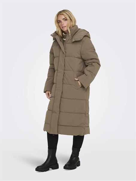 JDYMAJA LONG PADDED JACKET OTW YFM NOOS shitake