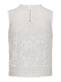 JDYMALOU S/L LACE TOP JRS bright white