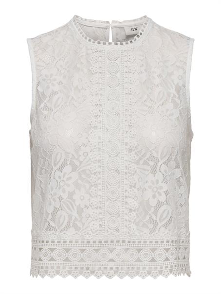 JDYMALOU S/L LACE TOP JRS bright white