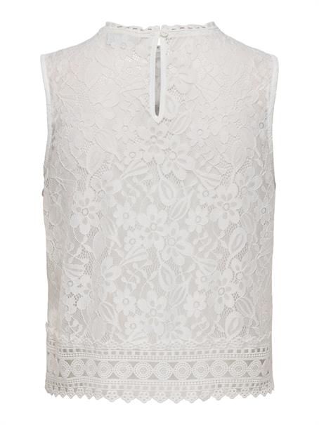 JDYMALOU S/L LACE TOP JRS bright white