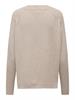 JDYMARCO L/S O-NECK SLIT PULL KNT NOOS beige