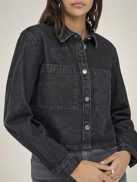 JDYMARLY L/S BOXY SHACKET DNM NOOS black denim